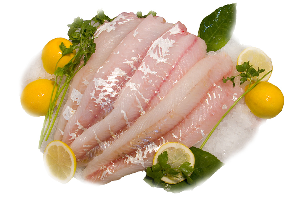Красивая фотография судак филе охлажденное в рыбном магазине Омега-3 в Митино